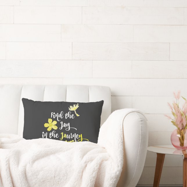 Inspirerend vreugde in de reis kussen (Bank)