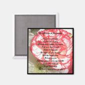 Inspirerend vriendschap gedicht magneet (Voorkant / Achterkant)