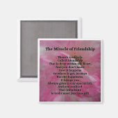 Inspirerend vriendschap gedicht magneet (Voorkant / Achterkant)