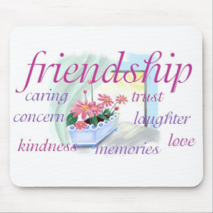 Inspirerend vriendschap Mousepad Muismat