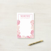Inspirerend Vrouwen Empowerment Post-it® notes (Op bureau)