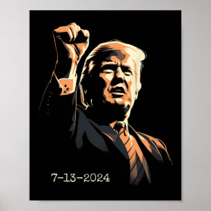 Inspirerend vuistpomp 13 juli 2024 poster