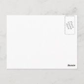 Inspirerend WAKE UP 4 LIFE citaat illustratie Po Briefkaart (Achterkant)