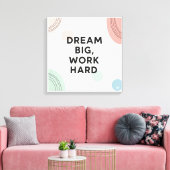 Inspirerend wandkunst canvas afdruk (Insitu (Woonkamer))