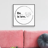 Inspirerend wandkunst canvas afdruk (Insitu (Woonkamer))