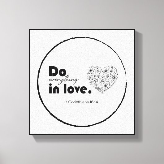 Inspirerend wandkunst canvas afdruk (Voorkant)