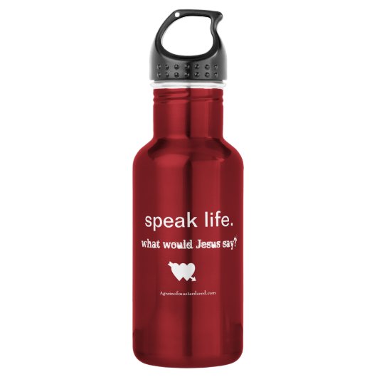 Inspirerend Waterfles (Voorkant)