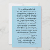 Inspirerend Wenskaart (Achterkant)