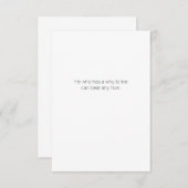 Inspirerend Wenskaart Bedankkaart (Voorkant / Achterkant)