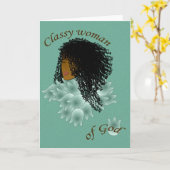 Inspirerend wenskaart kaart (Gele Bloem)