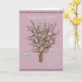 Inspirerend wenskaart kaart (Gele Bloem)