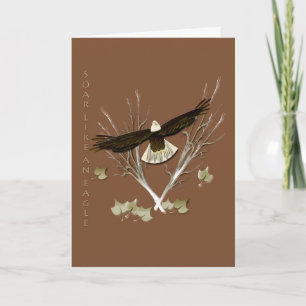 Inspirerend wenskaart met scripture kaart