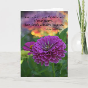 Inspirerend wenskaart vertrouwen citeert geschenke kaart