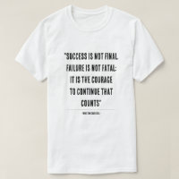 Inspirerend Winston Churchill citaat Typografie D