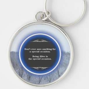 Inspirerend winter sleutelhanger