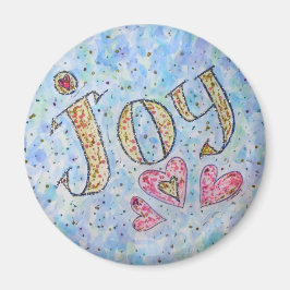 Inspirerend woord "Joy" Magnet Magneet