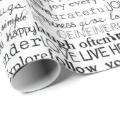 Inspirerend woorden cadeaupapier (Rol Hoek)