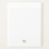 Inspirerend woorden kleurrijke studenten Groot Planner (Achterkant)