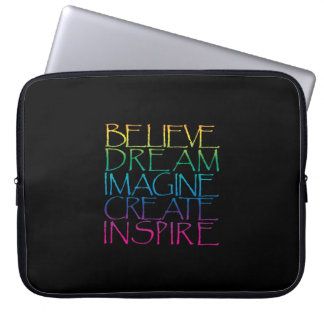 Inspirerend woorden laptop sleeve