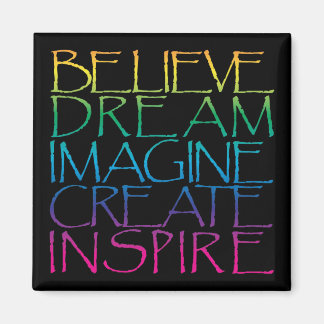 Inspirerend woorden magneet