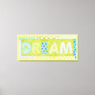 Inspirerend woorden van Megan Meagher   Dream Canvas Afdruk