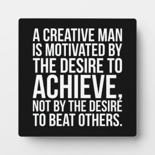 Inspirerend woorden - Verlangen om te bereiken Fotoplaat
