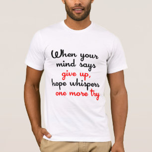 Inspirerend woordenT-shirt T-shirt