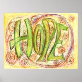 Inspirerend Word Art Poster (Voorkant)