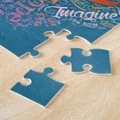 Inspirerend Word Cloud Art in Lotus Legpuzzel (Zijkant)