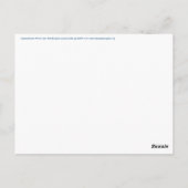 Inspirerend Word "Joy"-Briefkaart Briefkaart (Achterkant)