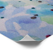 Inspirerend Word "Joy"-Poster Poster (Hoek)