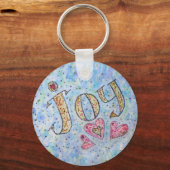 Inspirerend Word "Joy"-Sleutelhanger Sleutelhanger (Voorkant)