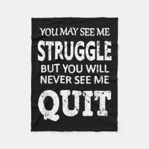Inspirerend Workout Inspiratie Motivatie Gezegde Fleece Deken