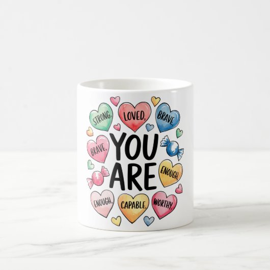 Inspirerend Zelf Liefde Christelijke Quote Koffiemok (Center)