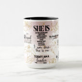 Inspirerend zelf liefde citaten mok (Midden)