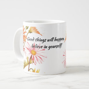 Inspirerend zomerbloemen - Mok koffie