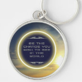 Inspirerend zon sleutelhanger (Voorkant)