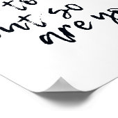 Inspirerend-zwart-witscandi-typografisch Poster (Hoek)