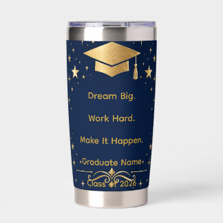 Inspirerende Afstudeercitaat 20 oz thermometrublie Geïsoleerde Drinkbeker