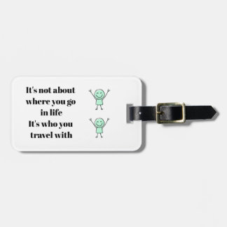 Inspirerende bagage label
