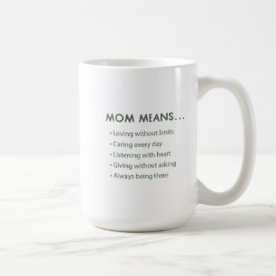 Inspirerende betekenis van Moeder Bloemige Wrap Koffiemok