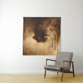 Inspirerende Bizon, Buffalo Tapijt Wandkleed (In Situ (horizontaal))