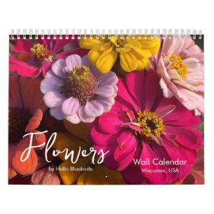 Inspirerende Bloemen Foto Agenda Kalender