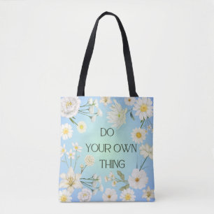 Inspirerende bloementas met hengsels draagtas