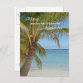 Inspirerende citaat van positiviteit briefkaart (Voorkant / Achterkant)