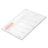 Inspirerende citaten “Deze week” weekplanner Notitieblok (Schuin)