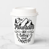 Inspirerende Citaten l Uniek Zwart & Wit Papieren Bekers (Voorkant)