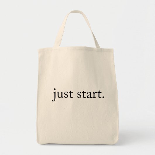 Inspirerende Citaten Minimalist Tote Bag (Voorkant)