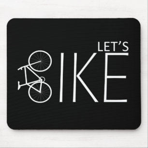 inspirerende citaten over fietsen muismat