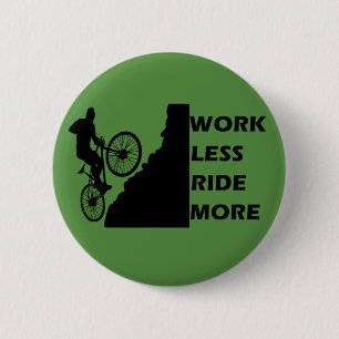 inspirerende citaten over fietsen ronde button 5,7 cm